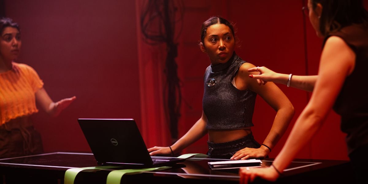 My Uncle Is Not Pablo Escobar production shots by Harry Elletson at Brixton House.