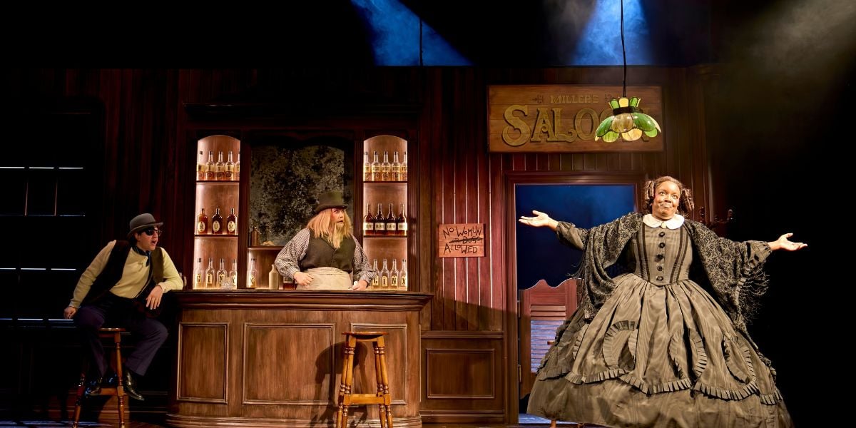 Oh, Mary! production shots with Lolly Adefope