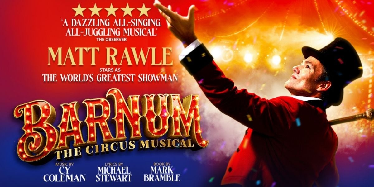 Barnum The Circus Musical artwork, Eastbourne Theatre. 