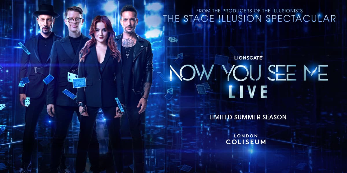 Entrada en directo Now You See Me, programa firmado y paquete de bebidas