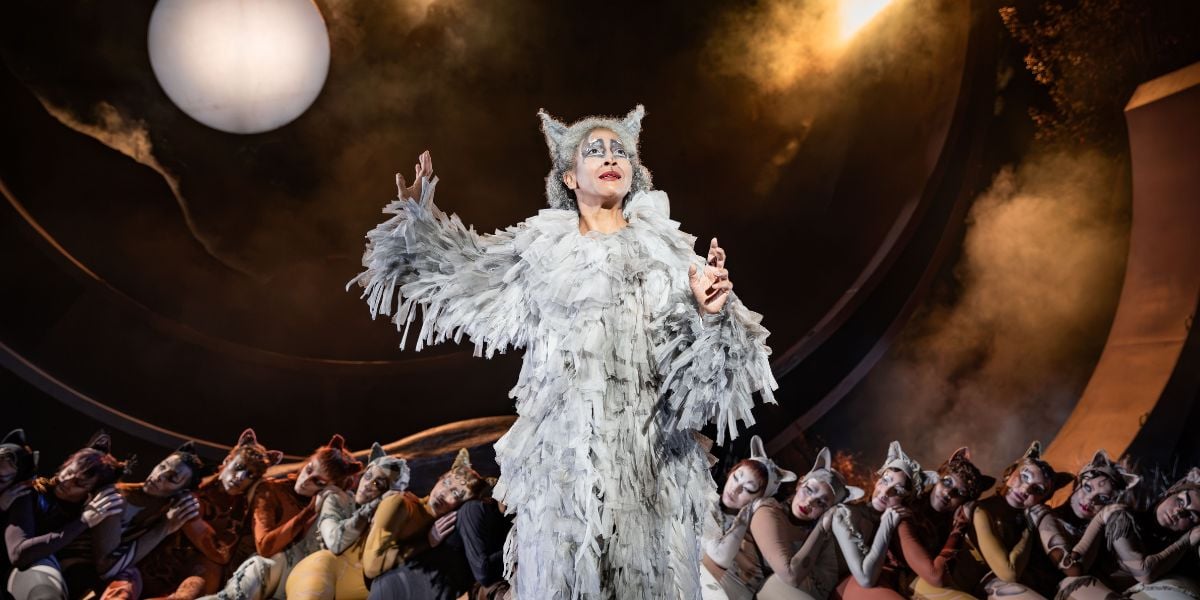 The cast of Cats at the Regent's Park Theatre 