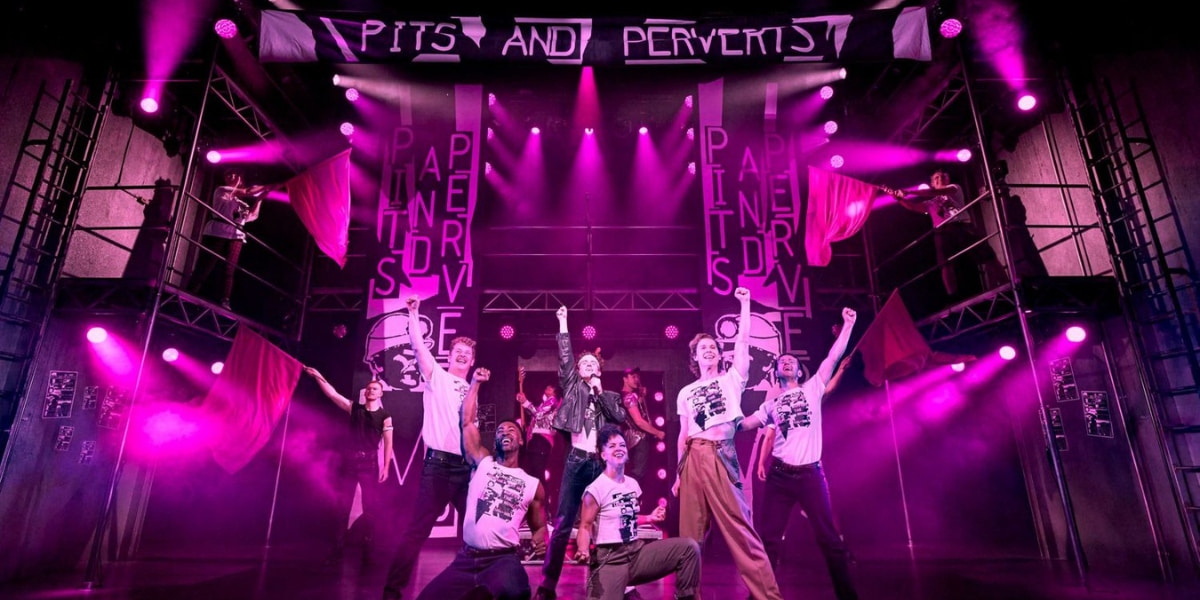 The cast of Pride the musical at the National Theatre