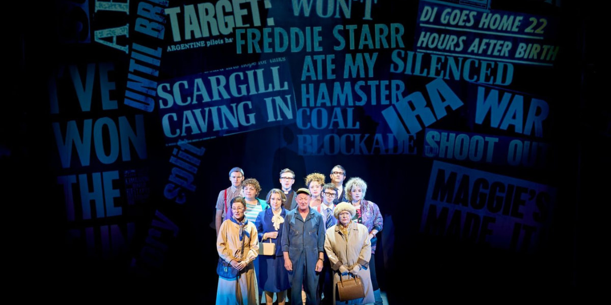 The cast of Pride the musical at the National Theatre