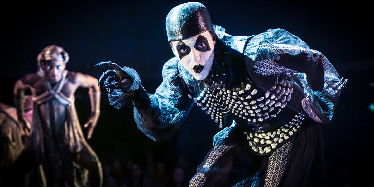 Cabaret the Musical in London, starring Jamie Muscato and Joy Woods