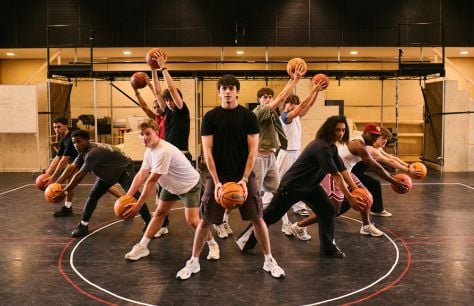 A first look at High School Musical in the rehearsal room - starring Harry Judd and KayCee Stroh