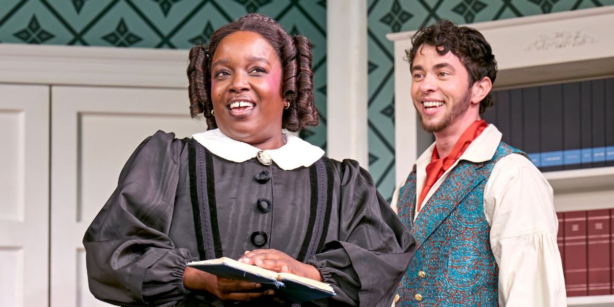 Oh, Mary! production shots with Lolly Adefope