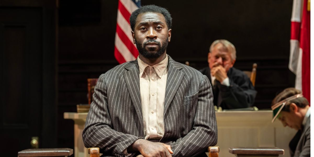 Aaron Shosanya as Tom Robinson in To Kill A Mockingbird