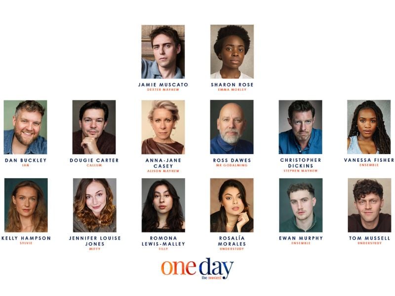 The West End cast of One Day The Musical