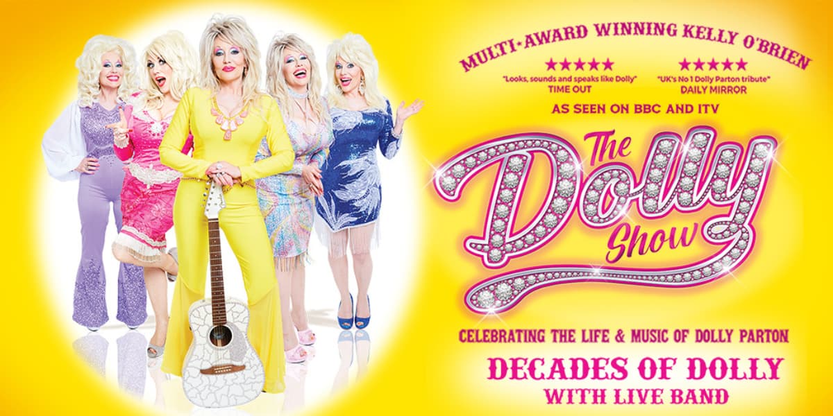 The Dolly Show mit Kelly O'Brien als Dolly Parton im Gillian Lynne Theatre