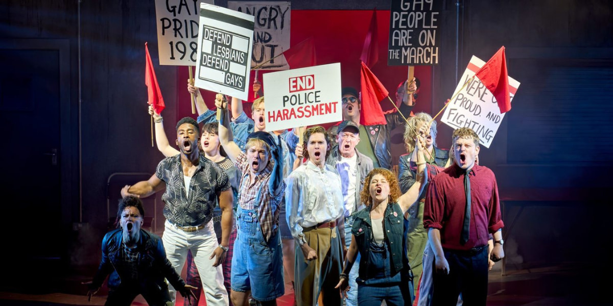 The cast of Pride the musical at the National Theatre