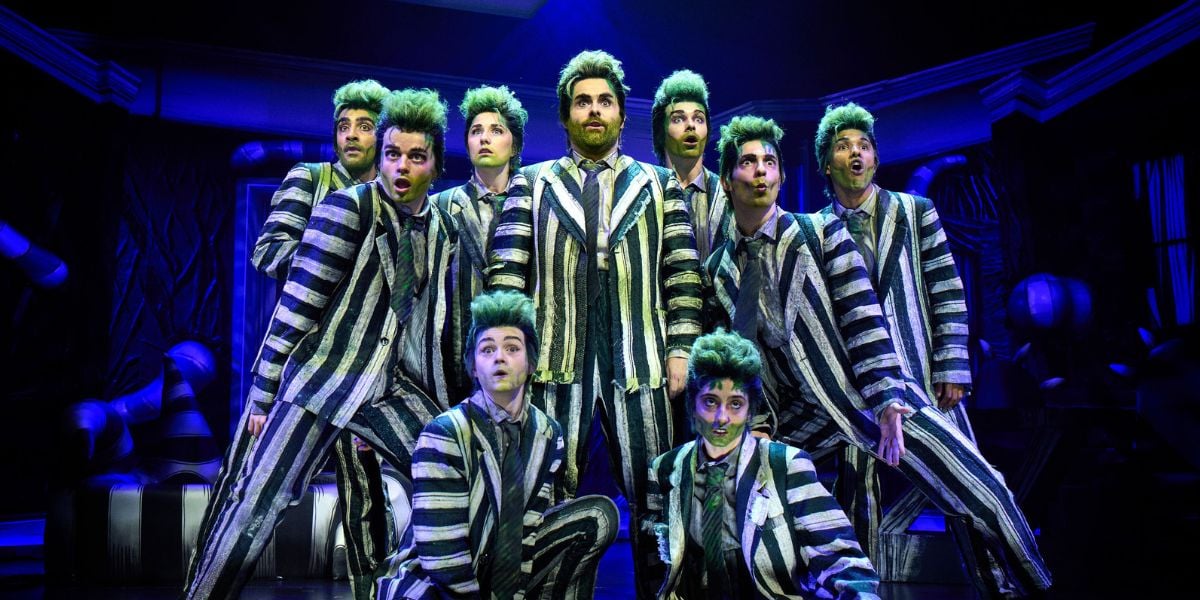 David Fynn as Beetlejuice with Beetlejuice Company