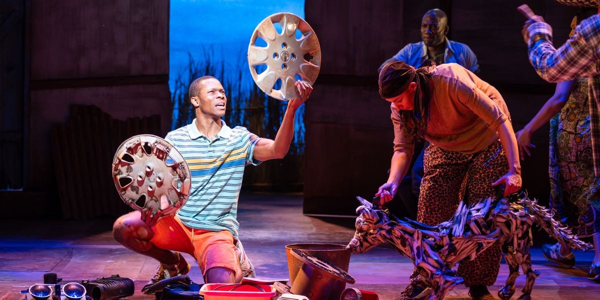 Production shots for The Boy Who Harnessed the Wind, a new musical at @sohoplace.