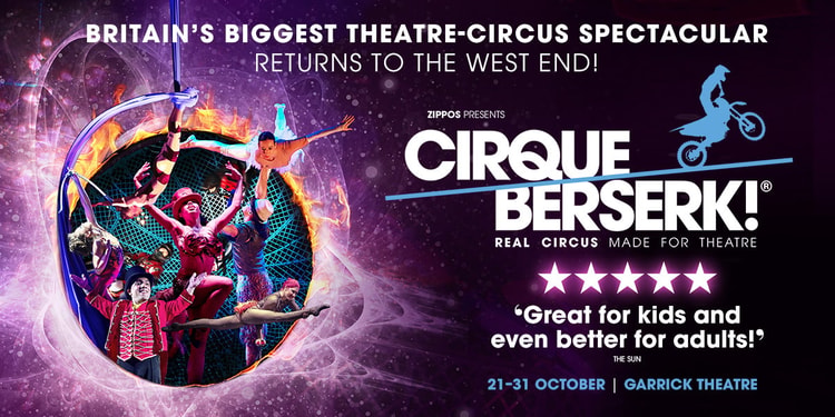  Cirque Berserk London Tickets