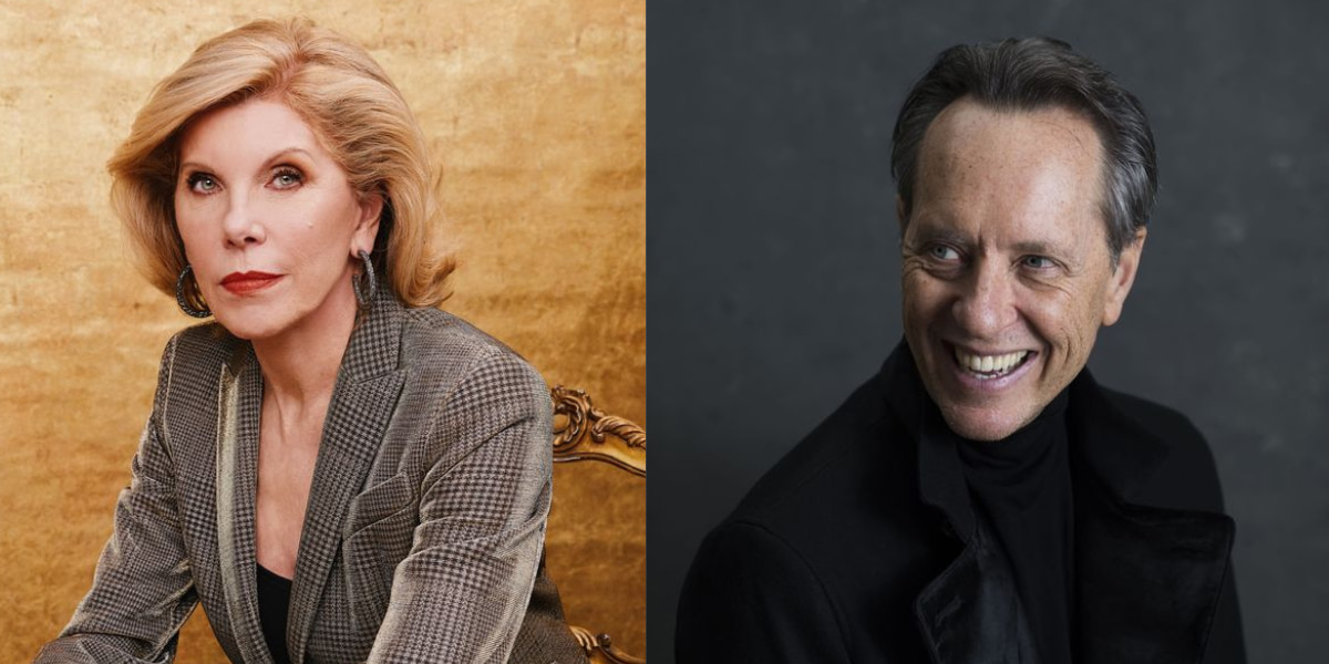 Christine Baranski and Richard E. Grant 