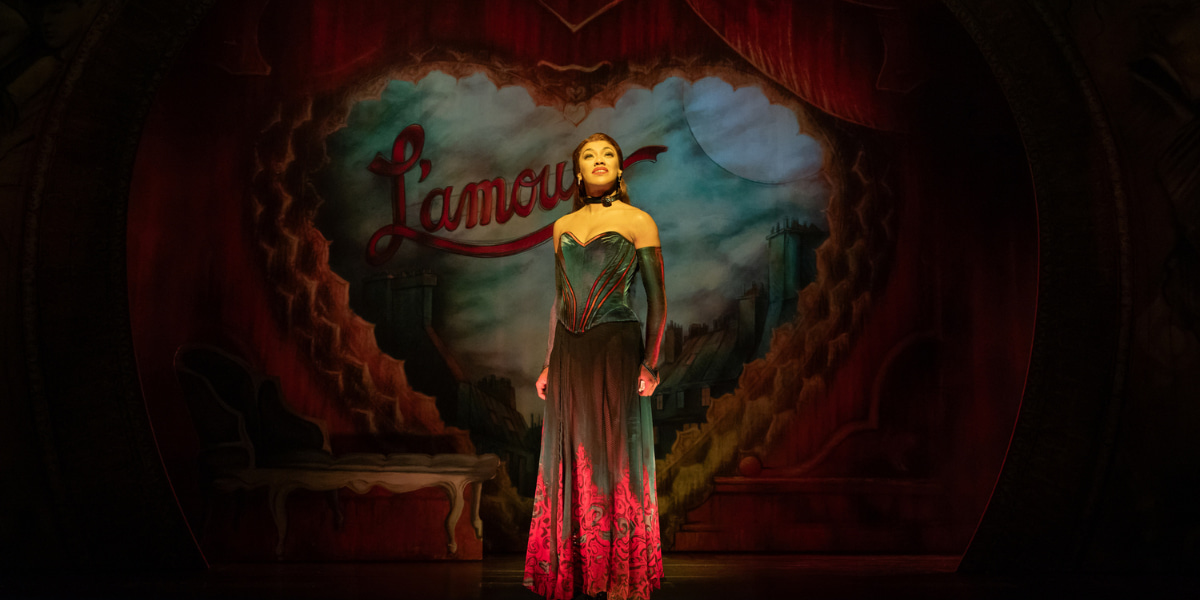 Karis Anderson plays Satine in Moulin Rouge at the Piccadilly Theatre