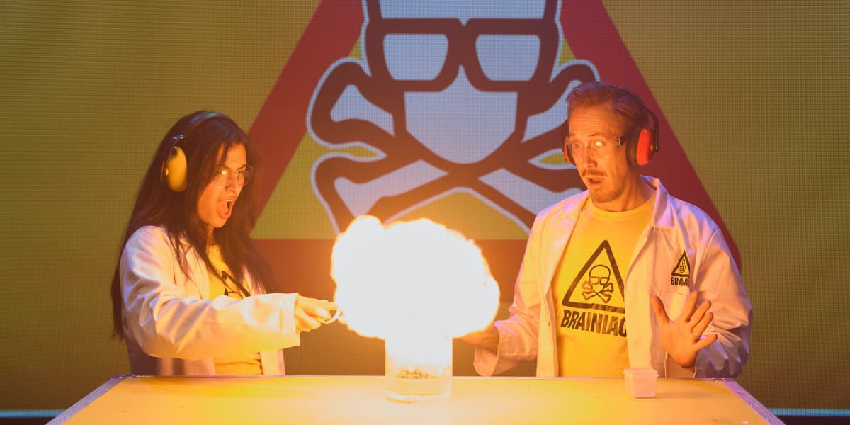 Brainiac Live! 2026 production photo