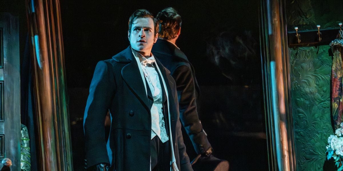 Ashley Gilmour as Raoul in Phantom of the Opera.