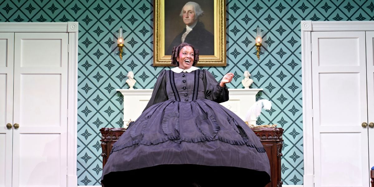 Oh, Mary! production shots with Lolly Adefope