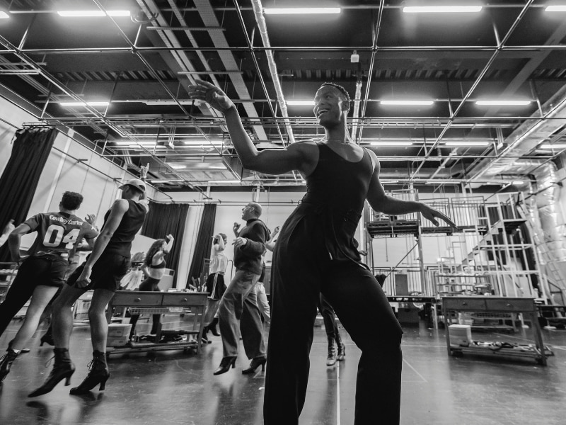 First Look – Johannes Radebe, Matt Cardle and the Cast of Kinky Boots in Rehearsals