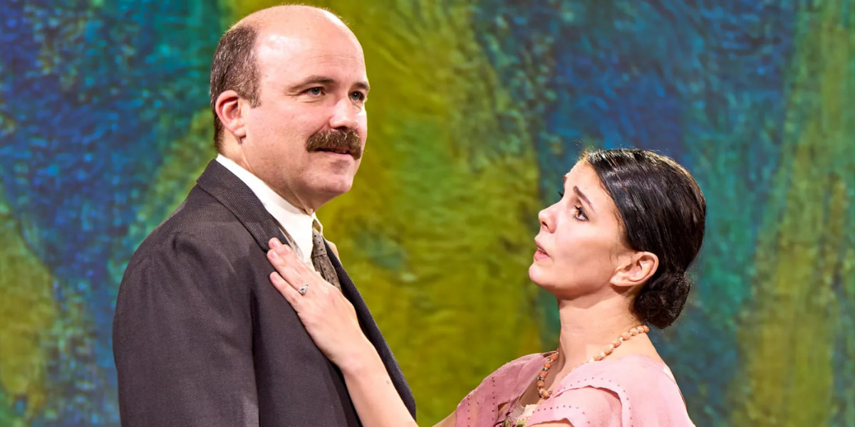 Rory Kinnear and Natalia Osipova in The Standard of Living, Photo by Manuel Harlan