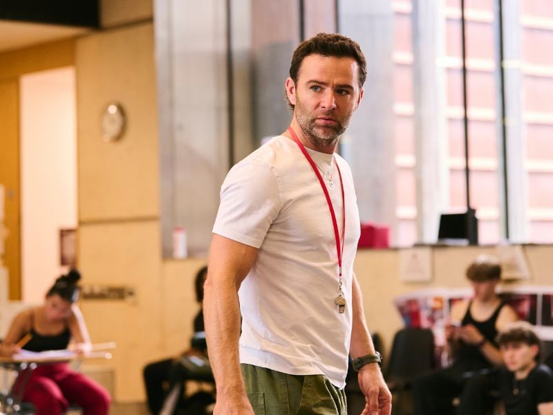 Harry Judd in rehearsals for Disney's HIGH SCHOOL MUSICAL, credit Matt Crockett
