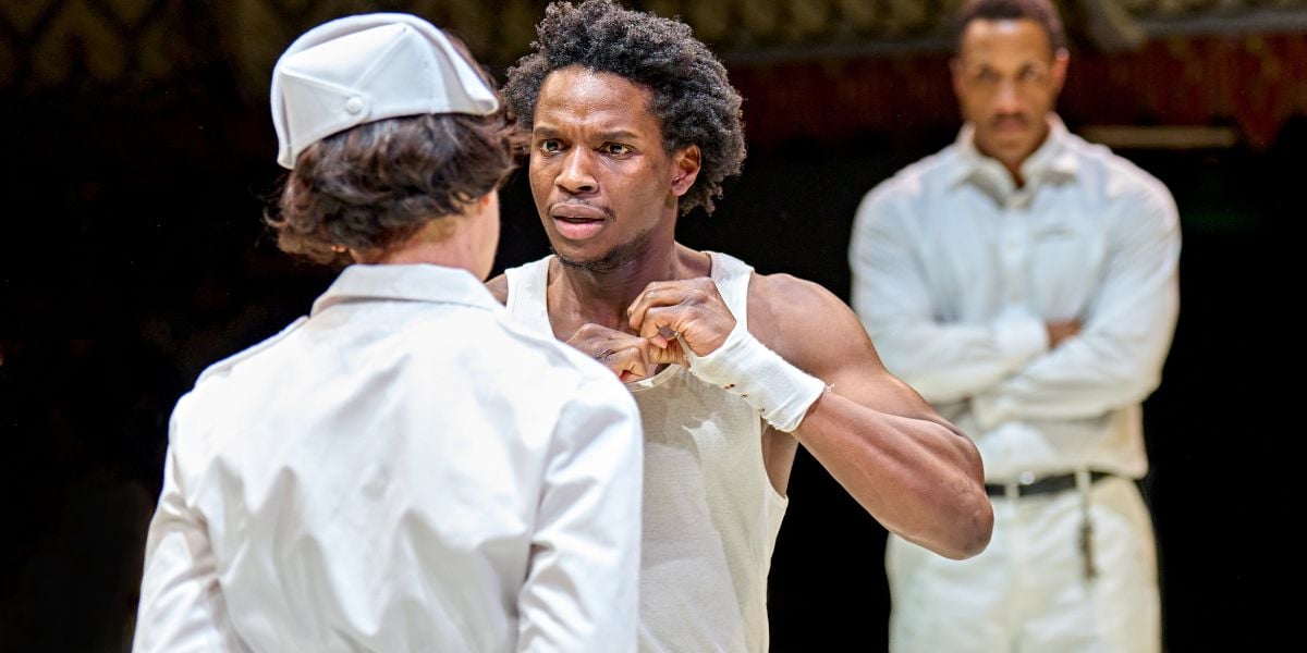 Olivia Williams (Nurse Ratched) and Kedar Williams-Stirling (Billy Bibbit) in One Flew Over the Cuckoo’s Nest at The Old Vic (2026)