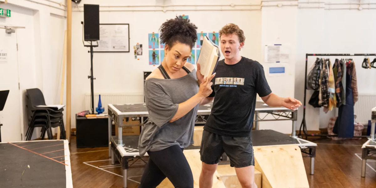 Hot Mess London rehearsal room