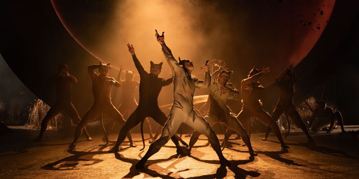 The cast of Cats at the Regent's Park Theatre 