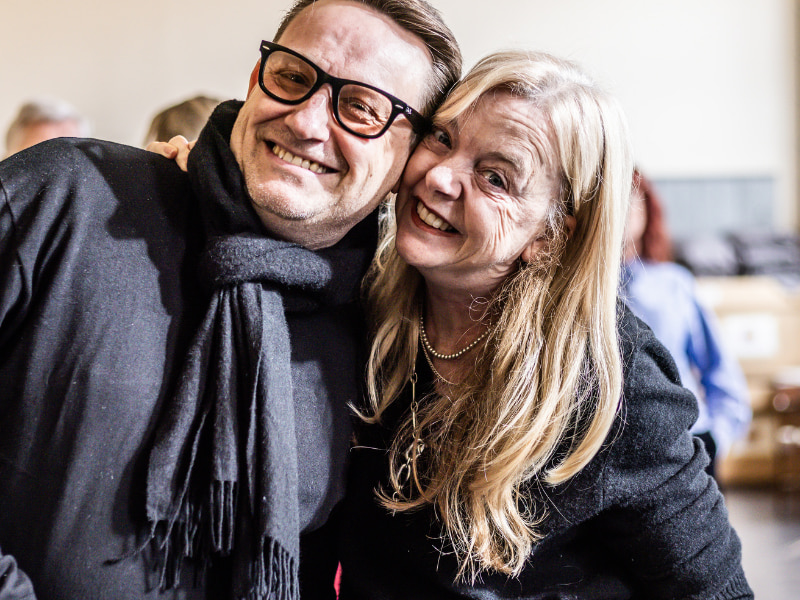 New Rehearsal Photos of Rosamund Pike and Cast for Inter Alia Transfer