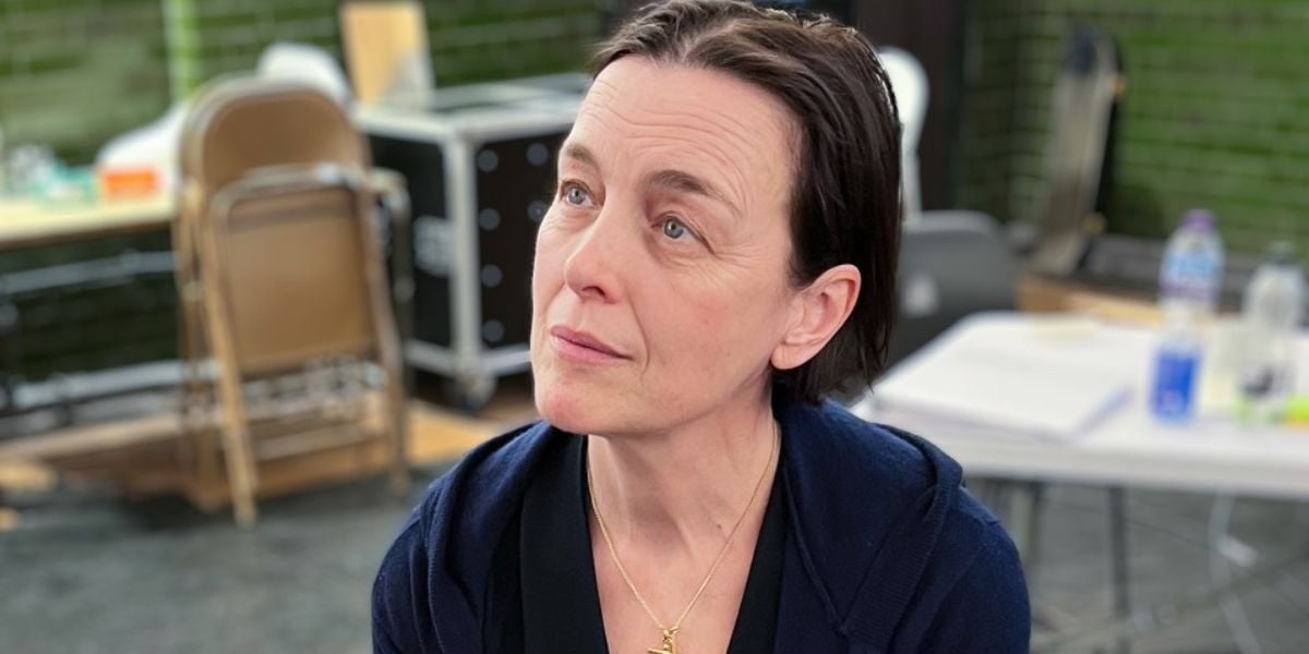 Olivia Williams in rehearsal for One Flew Over the Cuckoo's Nest at the Old Vic.