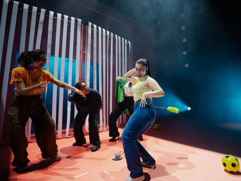 My Uncle Is Not Pablo Escobar at Brixton House. Production shots by Harry Elletson.