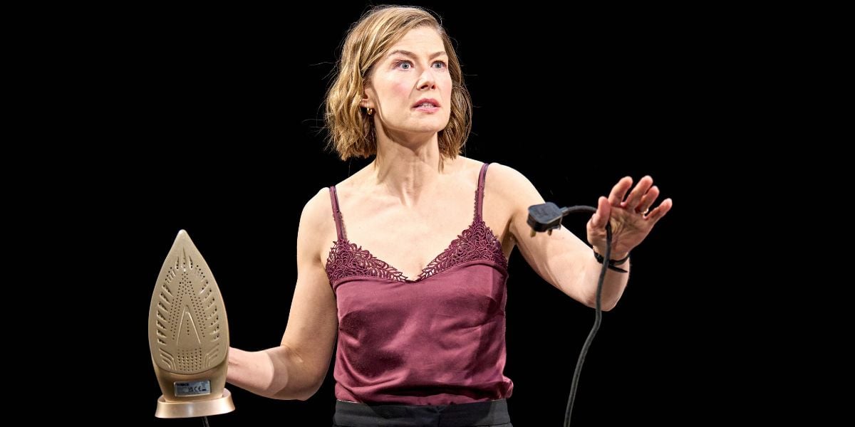 Rosamund Pike ( as Jessica) in Inter Alia at the Wyndham's Theatre. 