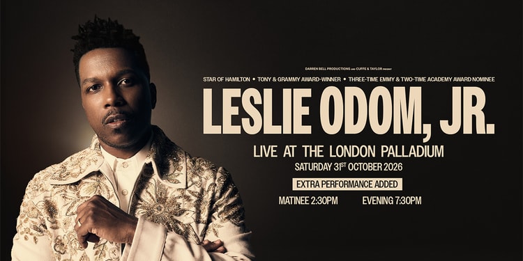 Leslie Odom, Jr. London Palladium tickets
