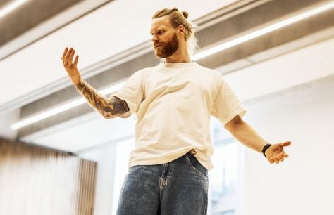 First Look - Sam Ryder in rehearsal for Jesus Christ Superstar