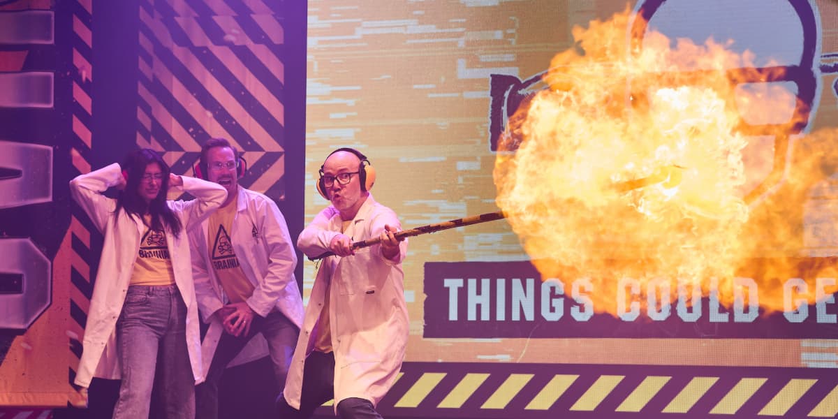 Brainiac Live! 2026 production photo