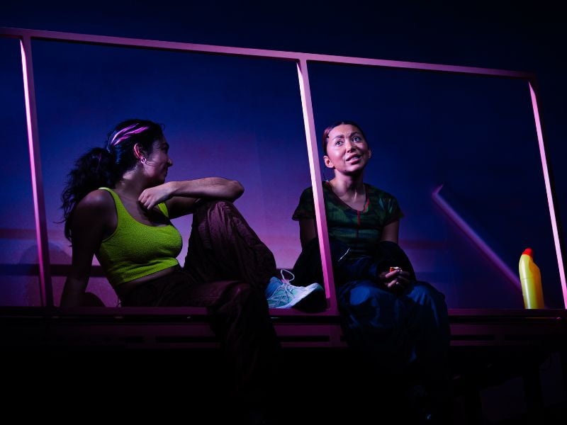 My Uncle Is Not Pablo Escobar at Brixton House. Production shots by Harry Elletson.