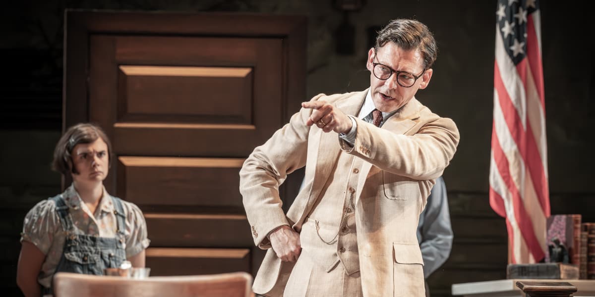 Richard Coyle as Atticus Finch in To Kill A Mockingbird