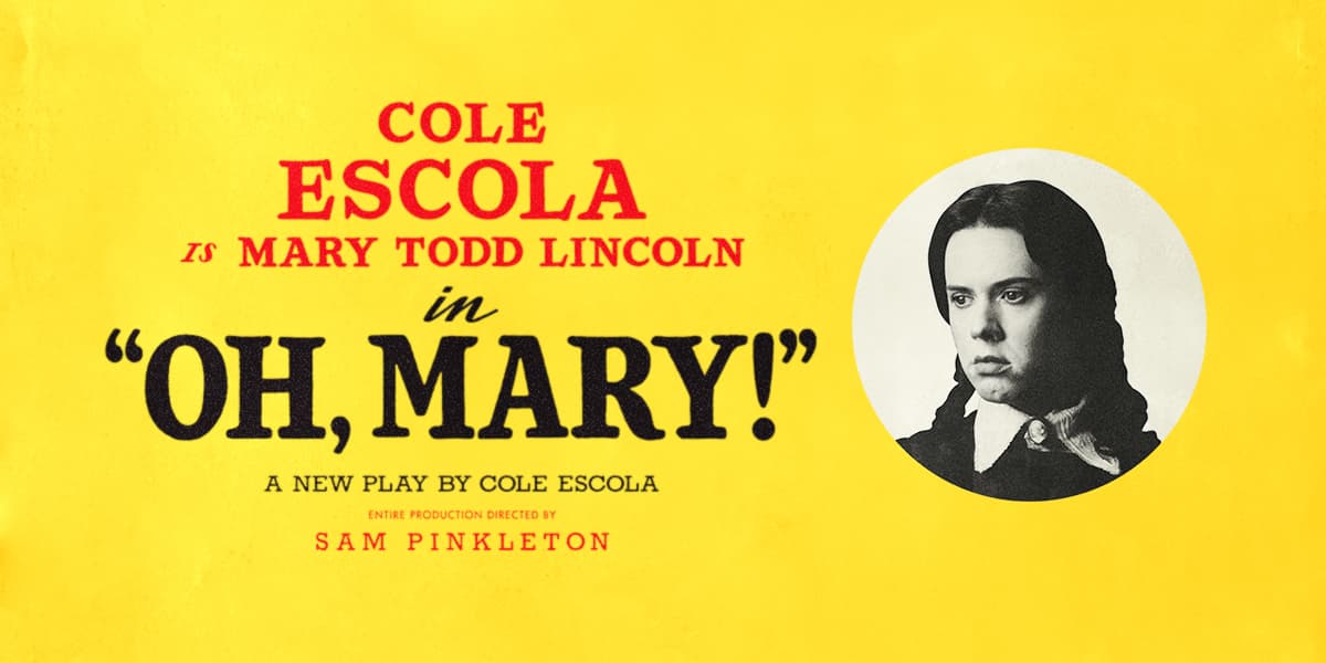Cole Escola stars in the London transfer of the Tony award-winning show Oh, Mary!