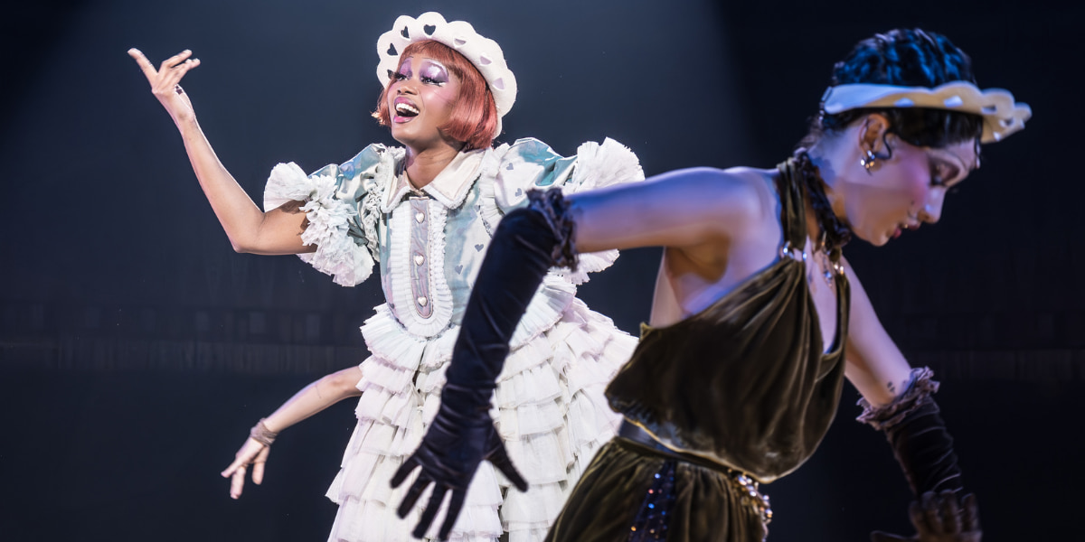 Cabaret the Musical in London, starring Jamie Muscato and Joy Woods