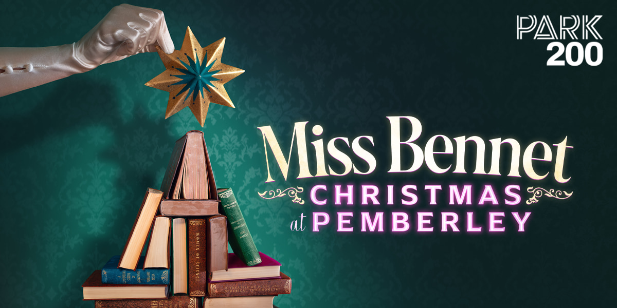 Miss Bennet: Christmas at Pemberley at the Park Theatre artwork. 