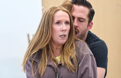 First Look - Catherine Tate in Rehearsals for Oh, Mary! 