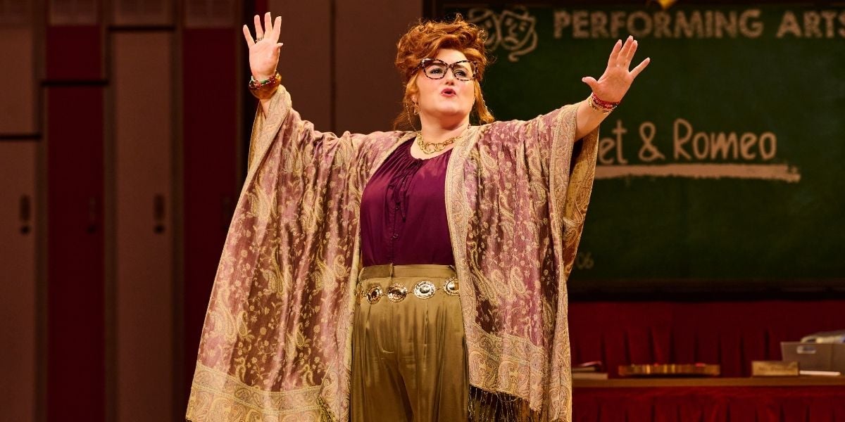 KayCee Stroh in High School Musical on stage production shots at the Troubadour Wembley Theatre. 