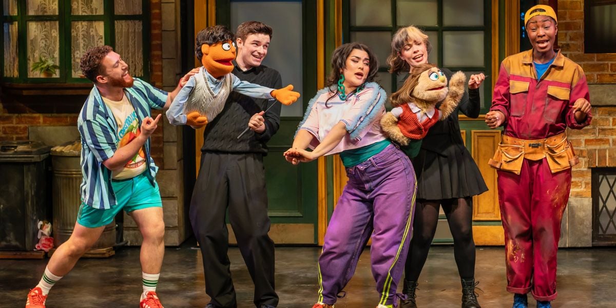 The cast of Avenue Q on the streets of NYC. Photo by Matt Crockett.